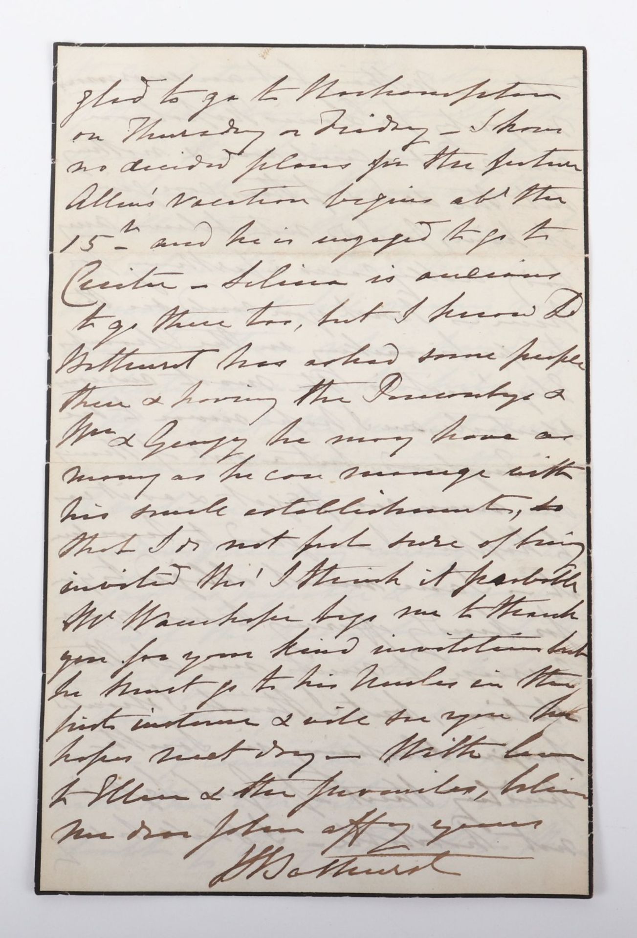 Historic Letter Describing in English, Paris in Short Lived Revolt in 1851 - Image 5 of 18