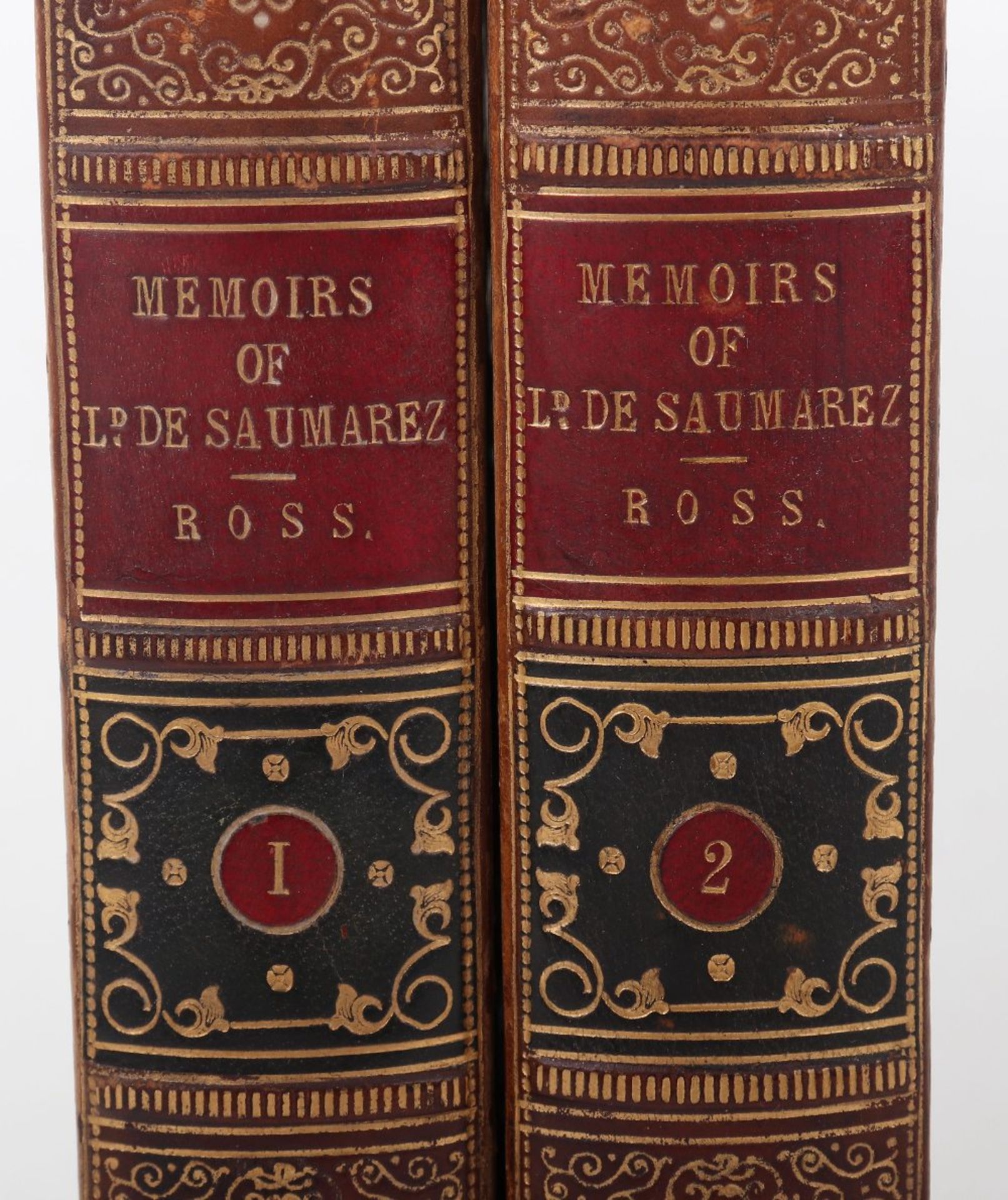 Books – Memoirs and Correspondence of Admiral Lord De Saumarez - Image 2 of 7