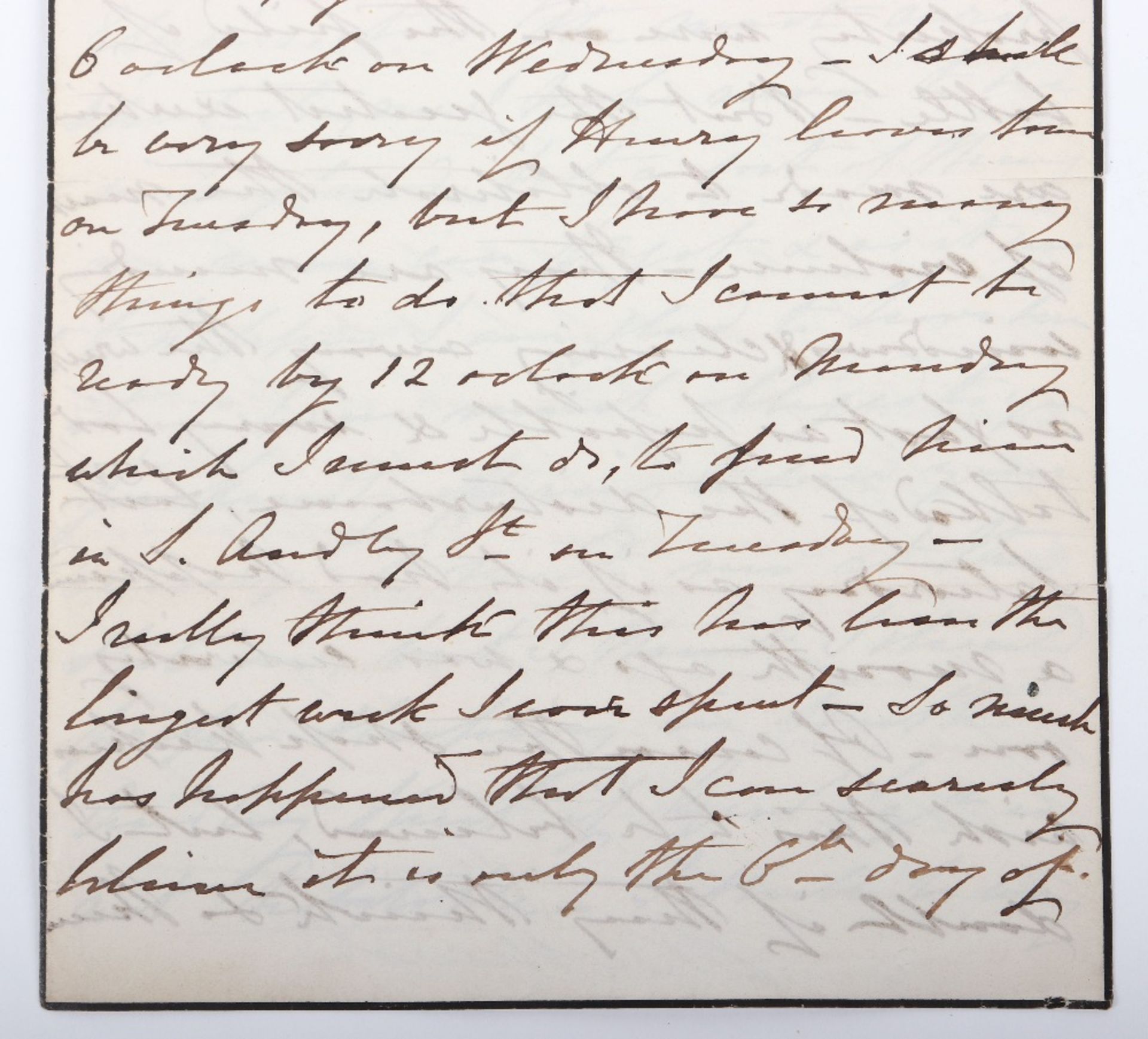 Historic Letter Describing in English, Paris in Short Lived Revolt in 1851 - Image 4 of 18