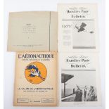 Small Collection of Aviation Ephemera