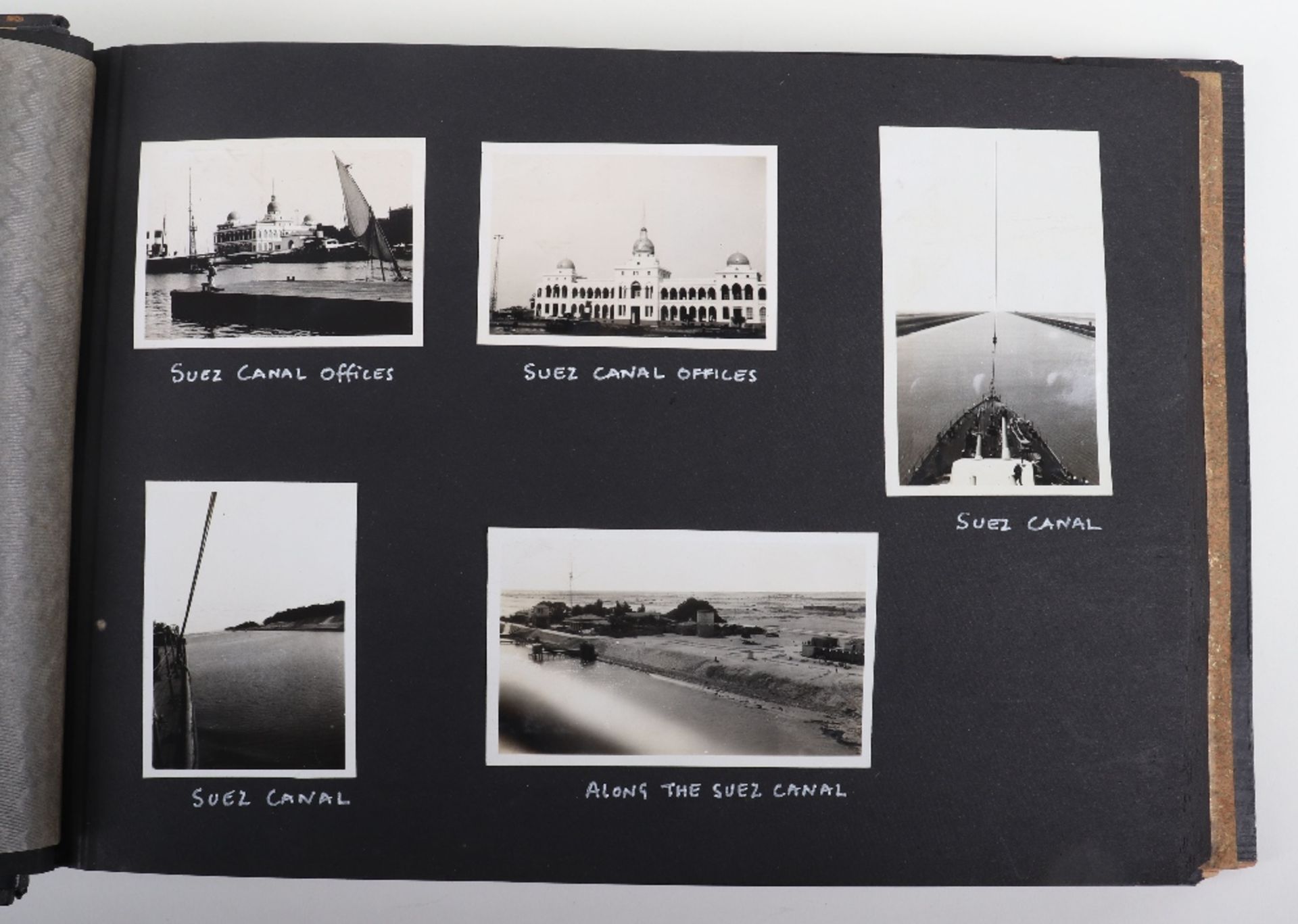 Chinese Lacquered Photograph Album Covering Cruise of HMS Cumberland (5th Cruiser Squadron China) 19 - Image 10 of 23