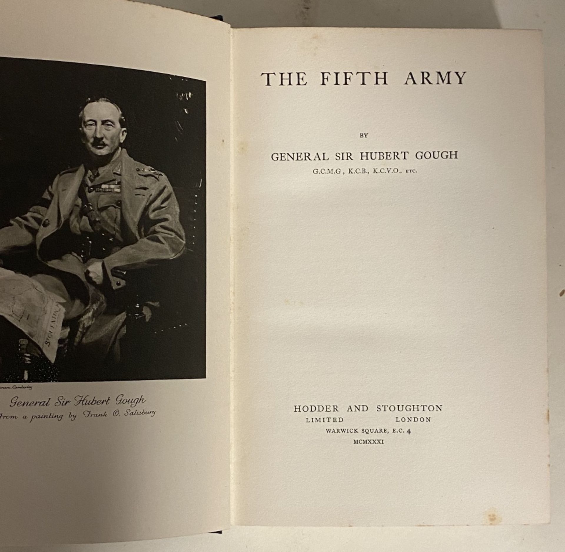 The Fifth Army, Herbert Gough - Image 2 of 3