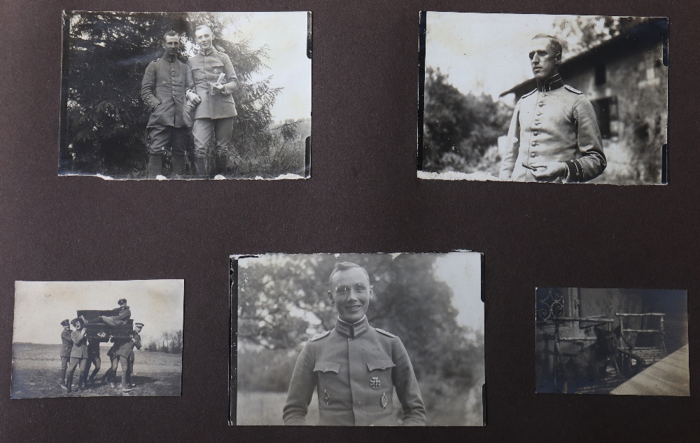 Interesting Great War German Photograph Album with Significant Aviation Content - Image 3 of 29