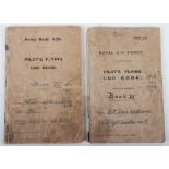 Important Pilot's Flying Log Books belonging to Captain Arthur Gordon Jones-Williams with Eleven Con