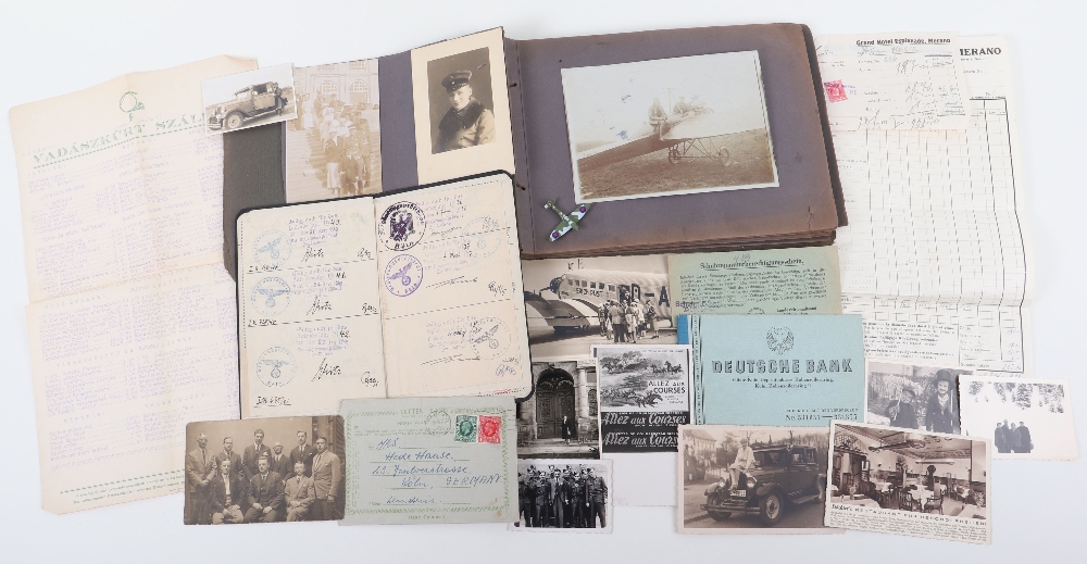 Interesting Great War German Photograph Album with Significant Aviation Content - Image 4 of 29