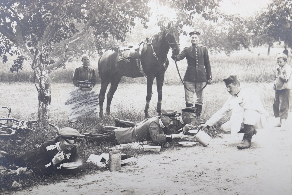 Interesting Great War German Photograph Album with Significant Aviation Content - Image 14 of 29