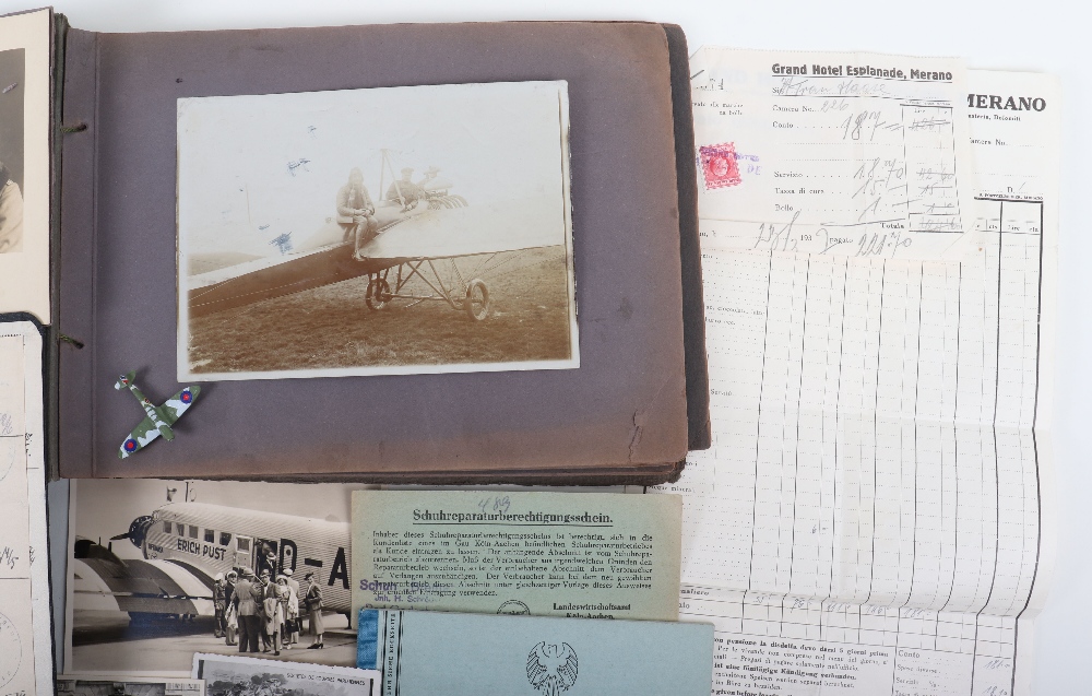 Interesting Great War German Photograph Album with Significant Aviation Content - Image 9 of 29