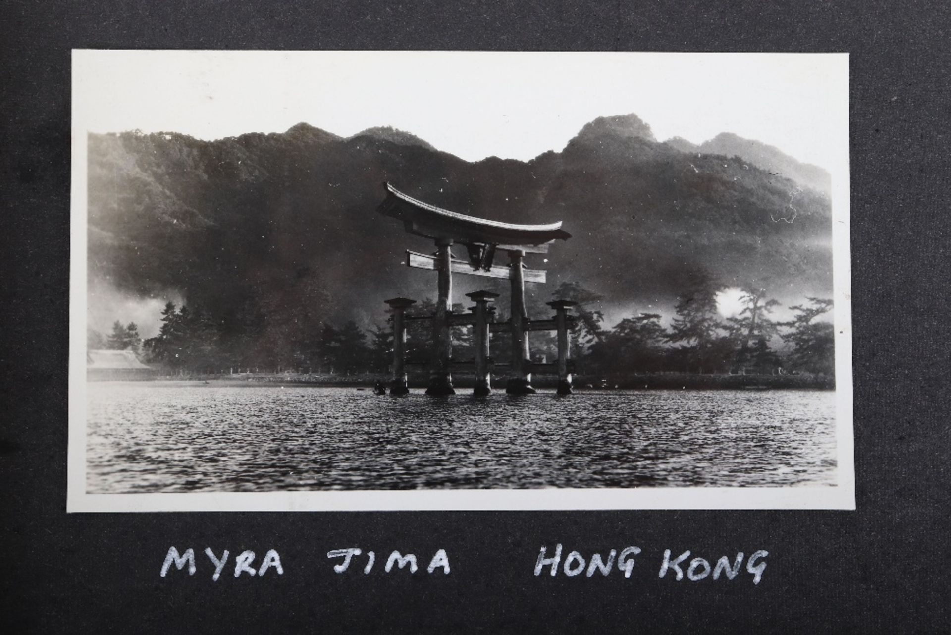 Chinese Lacquered Photograph Album Covering Cruise of HMS Cumberland (5th Cruiser Squadron China) 19 - Image 5 of 23