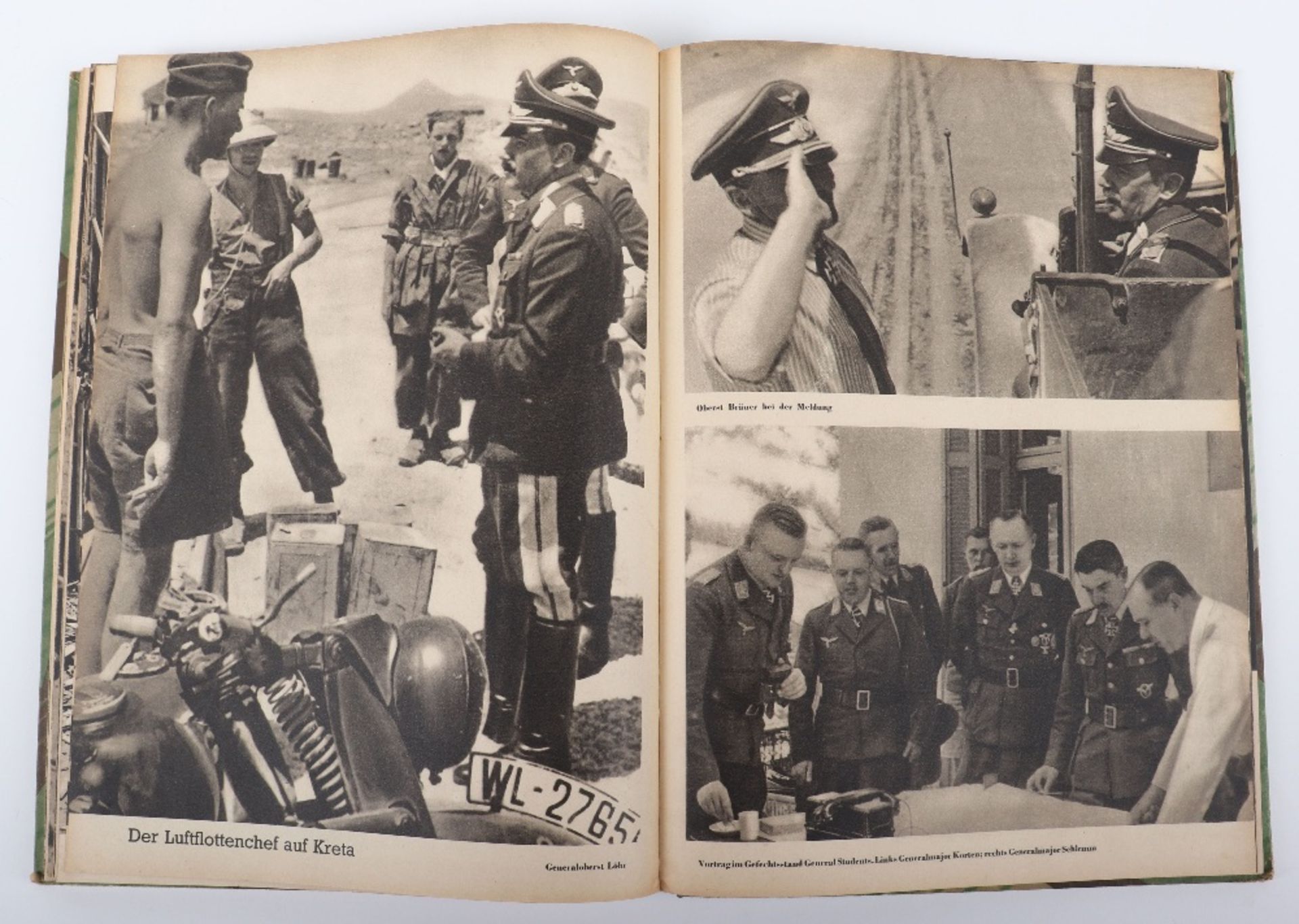 Third Reich Book Kreta Sieg der Kuhnsten von Heldenkampf den Fallschirmjager - Image 4 of 5