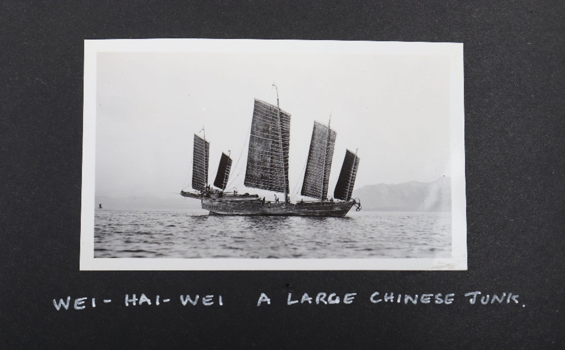 Chinese Lacquered Photograph Album Covering Cruise of HMS Cumberland (5th Cruiser Squadron China) 19
