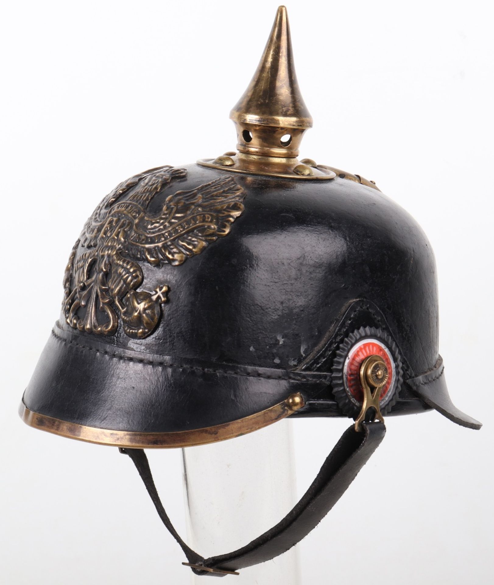 A reproduction Imperial German pickelhaube - Image 8 of 12