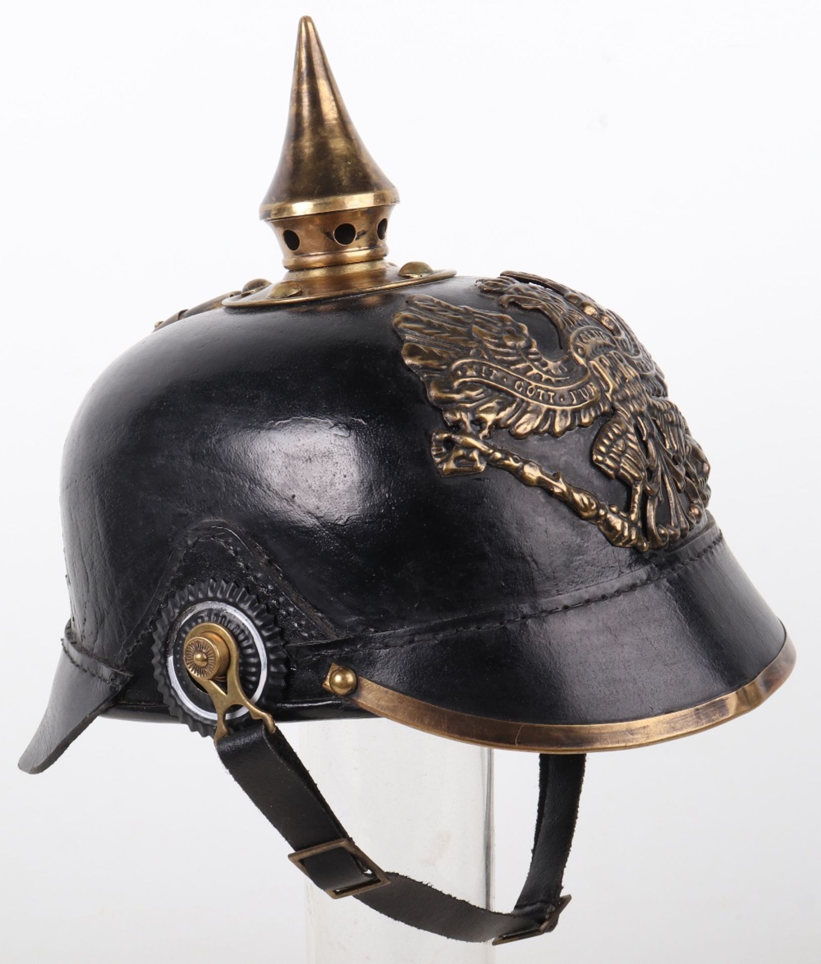 A reproduction Imperial German pickelhaube - Image 9 of 12