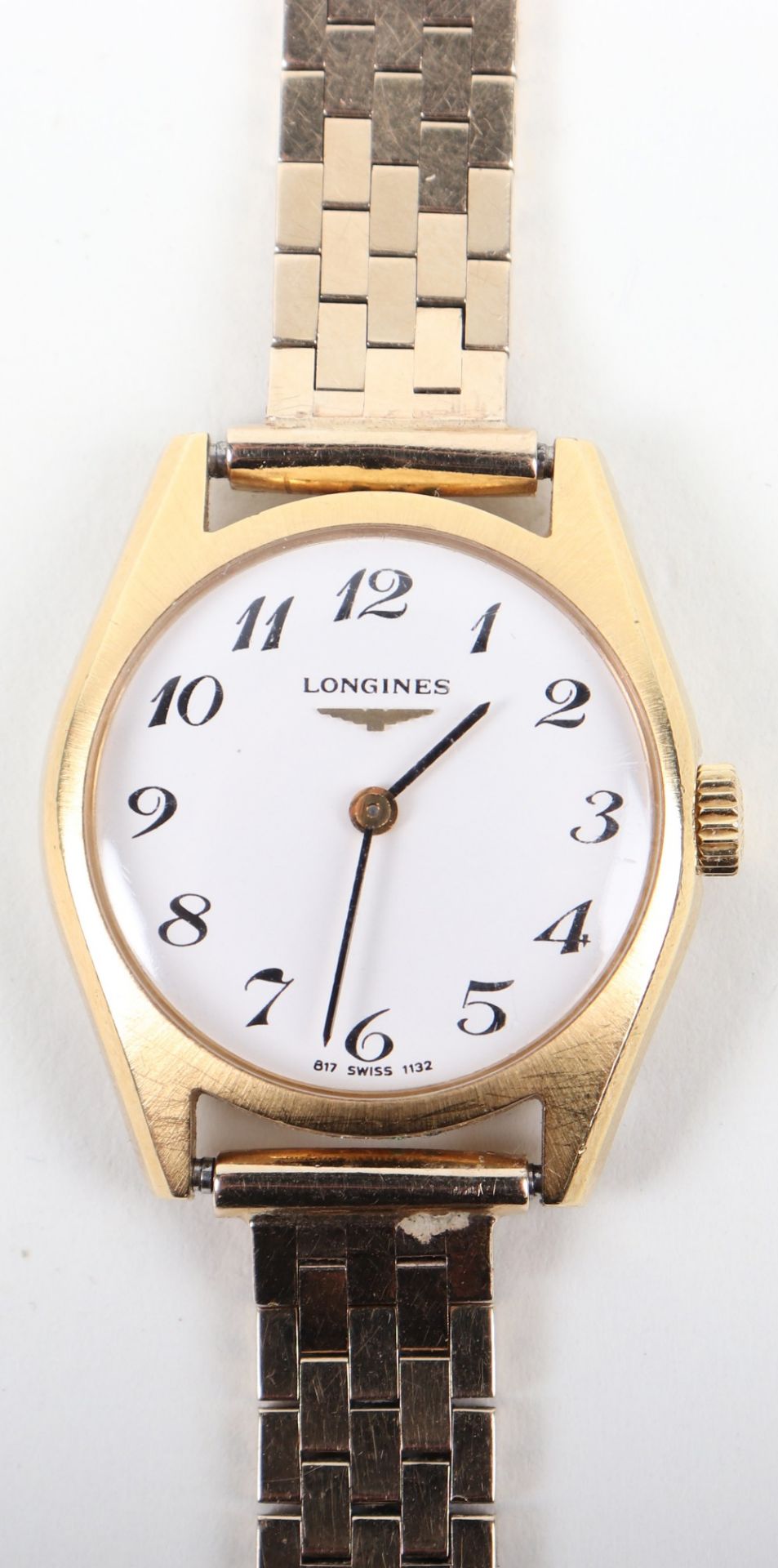 A ladies Longines wristwatch with a later 9ct gold strap - Image 3 of 7