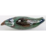 A rare C.H Branham pottery bird whistle