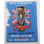 A 1966 World Championship programme