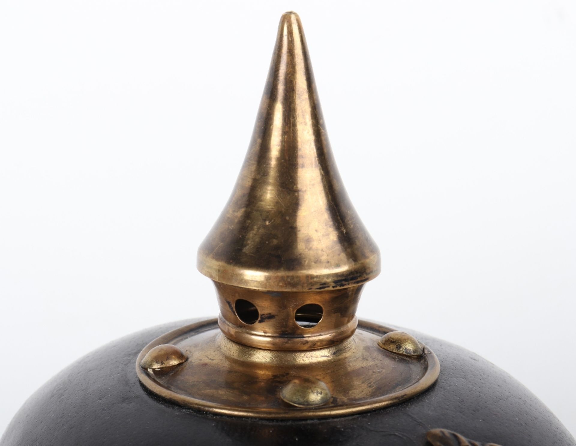 A reproduction Imperial German pickelhaube - Image 3 of 12