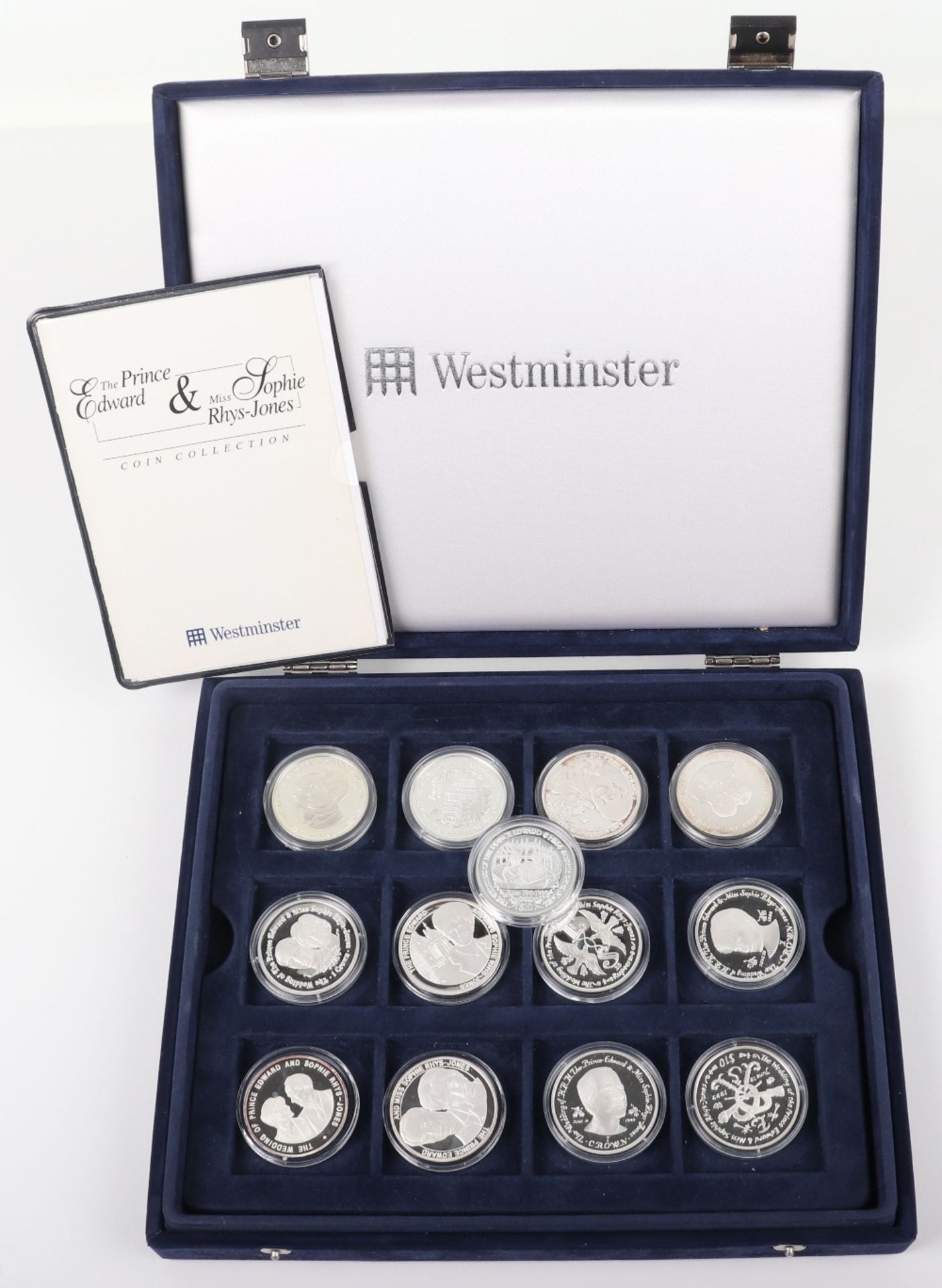 The Prince Edward & Miss Sophie Rhys-Jones silver coin collection