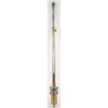 A 19th century brass marine or observatory barometer by Negretti & Zambra, No. 1213