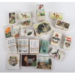 A selection of cigarette cards