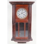 A 20th century Gloria mahogany cased wall clock