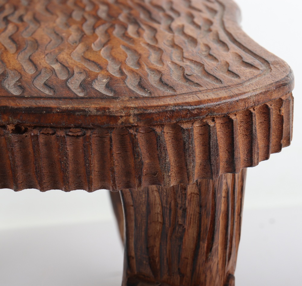 A Black Forest carved child’s chair - Image 4 of 11