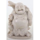 A contemporary marble buddha