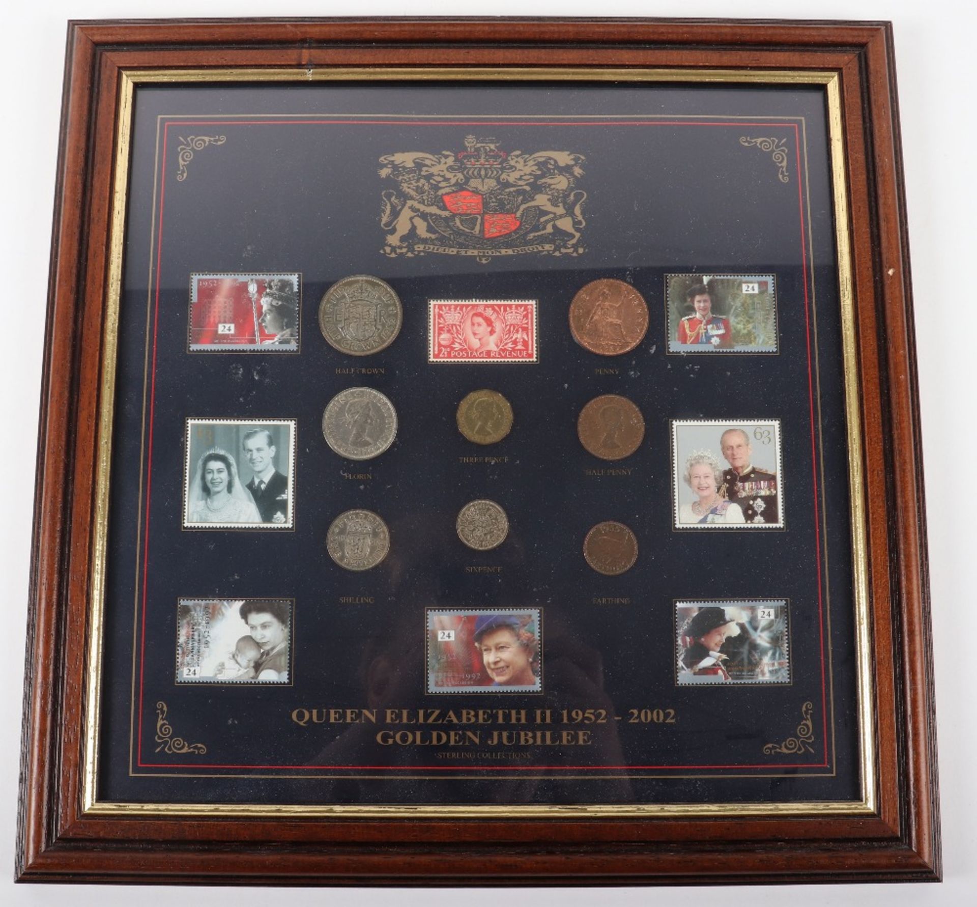 Five framed coin, stamp and banknote collections - Image 4 of 6