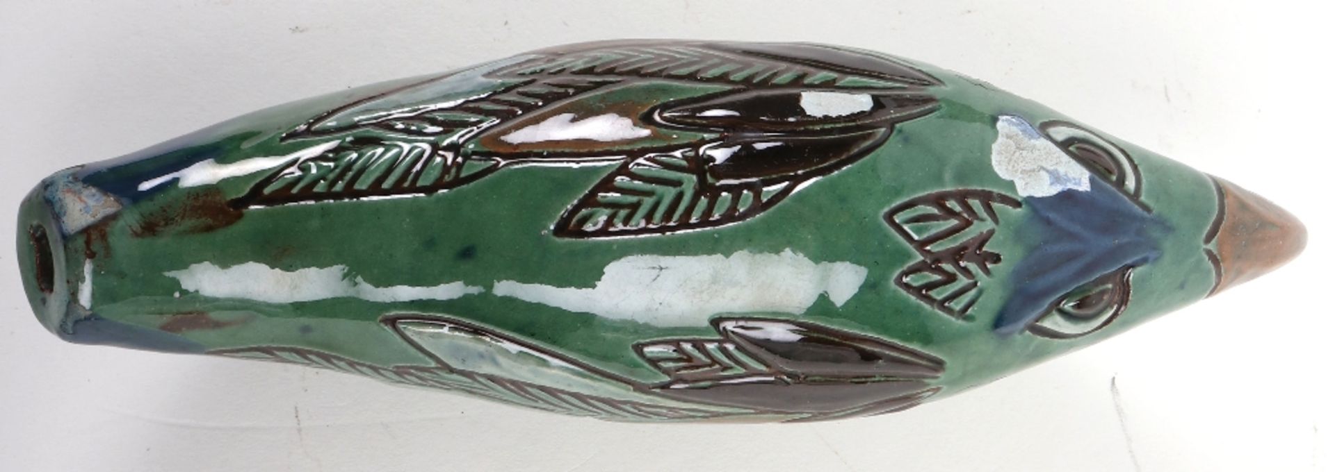 A rare C.H Branham pottery bird whistle - Image 3 of 10