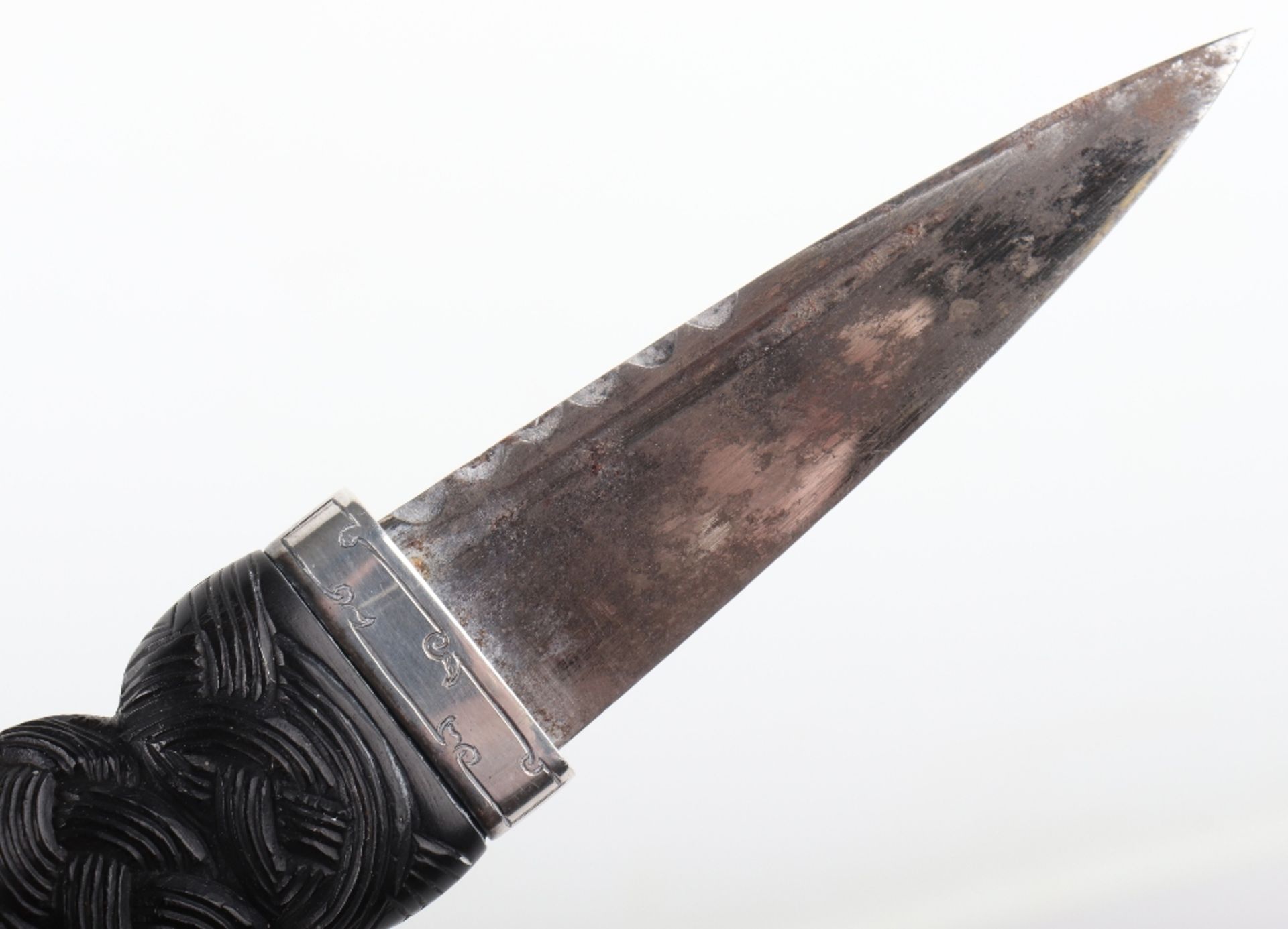 A silver mounted sgian dubh - Image 7 of 12