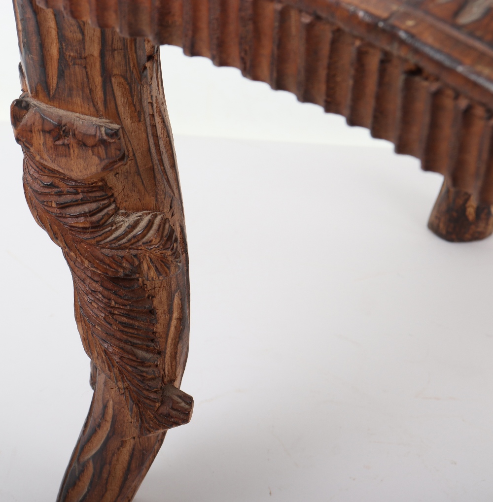 A Black Forest carved child’s chair - Image 6 of 11