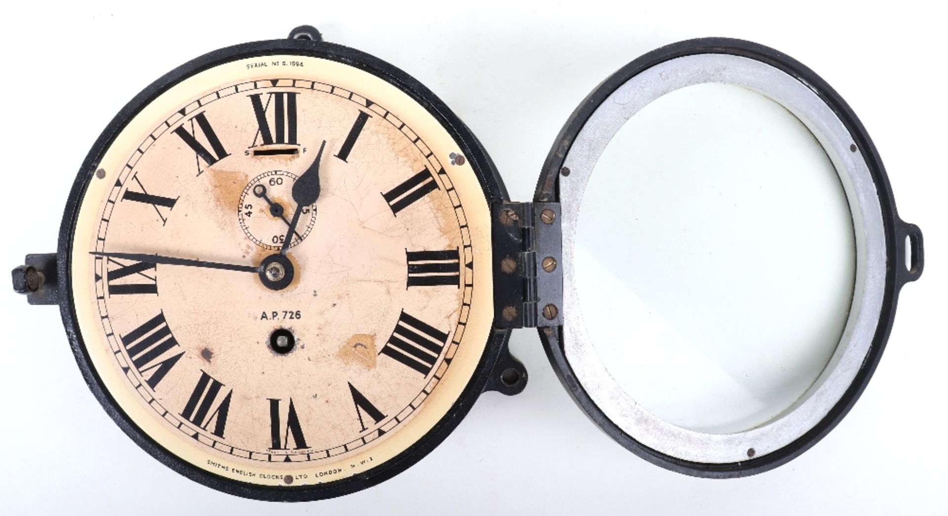 An early 20th century Smiths ships clock - Image 7 of 10