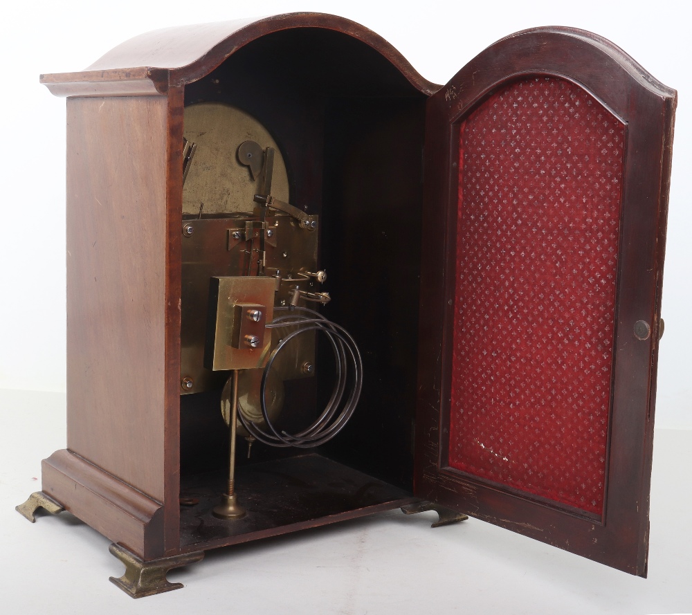 A 19th century mantle clock, silvered dial - Image 8 of 9