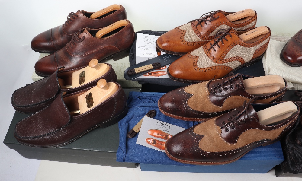 Eight pairs of boxed men’s shoes - Bild 2 aus 5