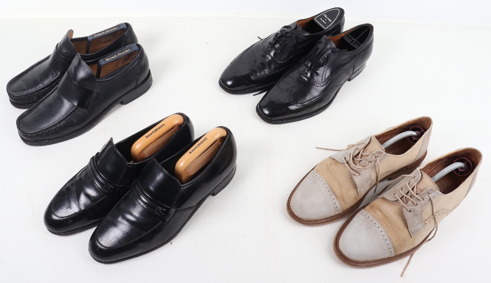 Four pairs of men’s shoes