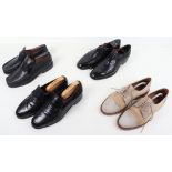Four pairs of men’s shoes