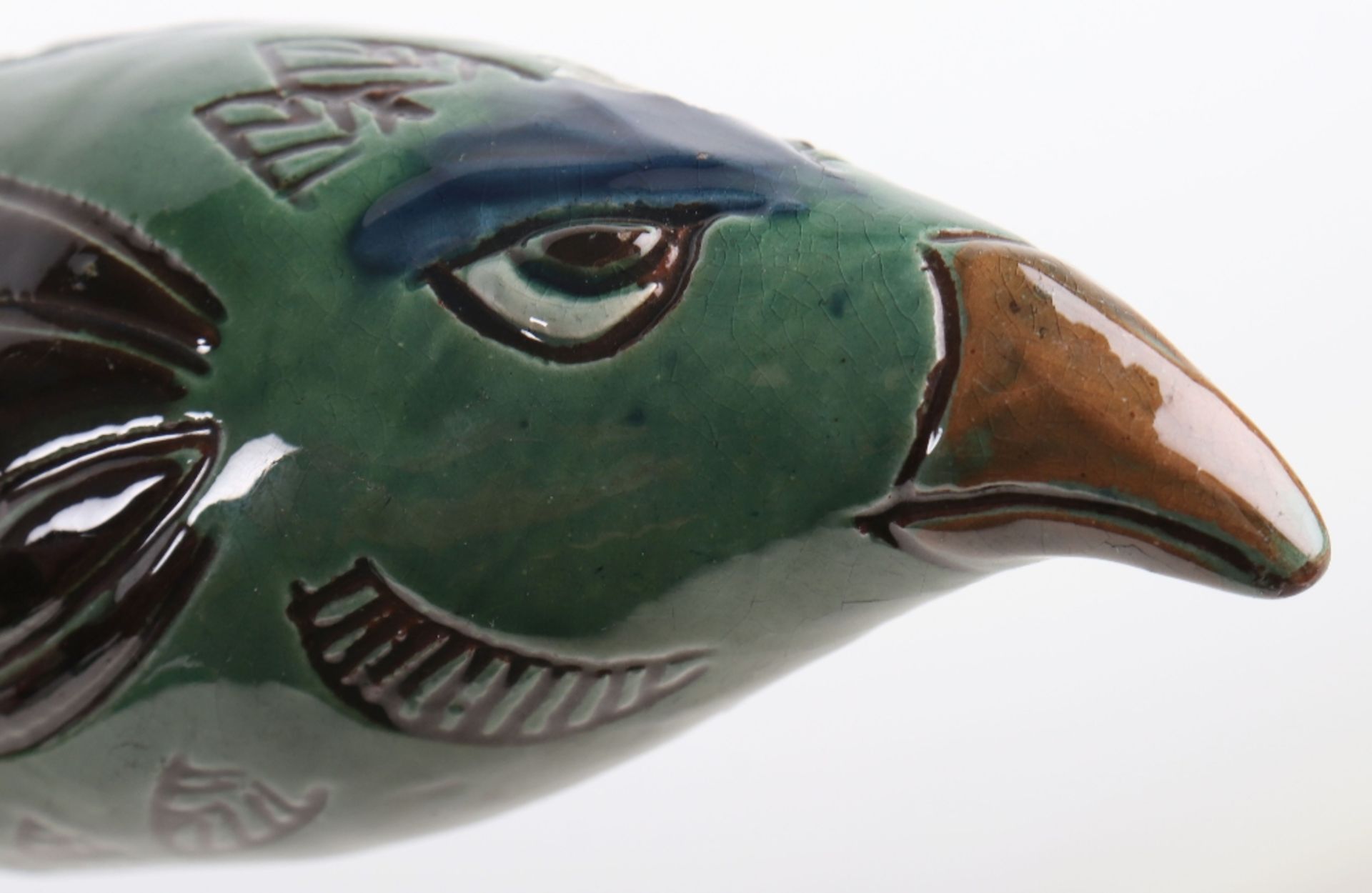 A rare C.H Branham pottery bird whistle - Image 4 of 10