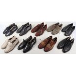 Nine pairs of men’s shoes