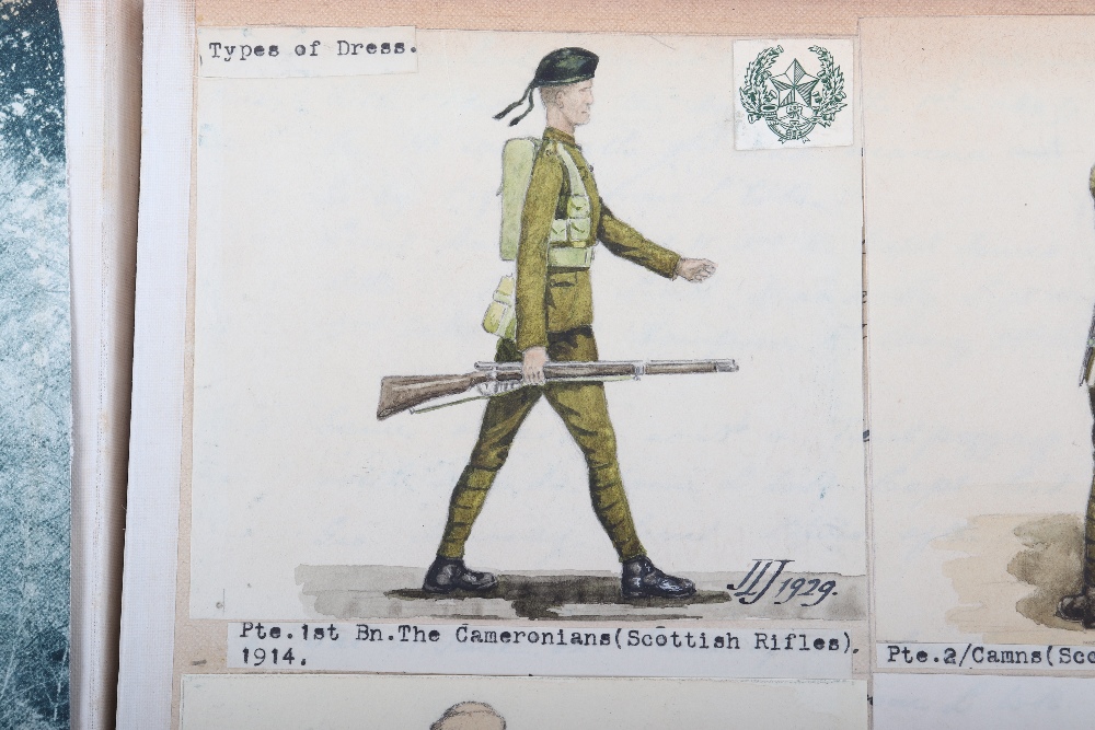 Important Photograph and Ephemera Great War Album belonging to Captain, later General James Lockhead - Image 4 of 44