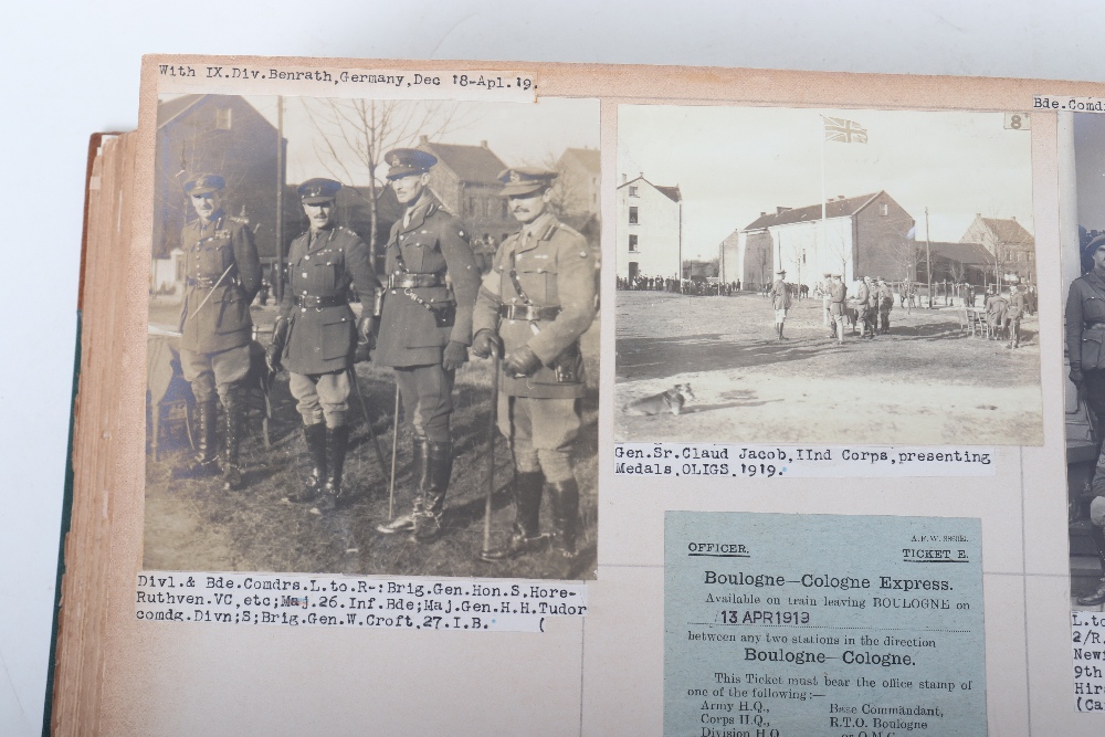 Important Photograph and Ephemera Great War Album belonging to Captain, later General James Lockhead - Image 37 of 44