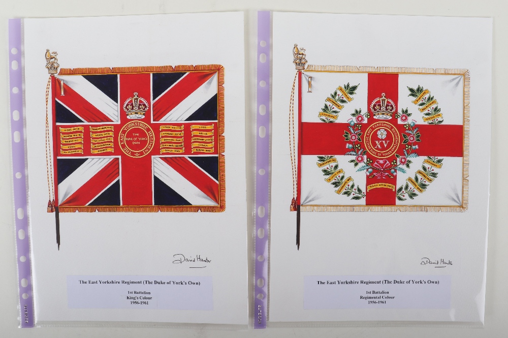 David J Hunter Regimental Colours of The East Yorkshire Regiment (The Duke of York's Own)