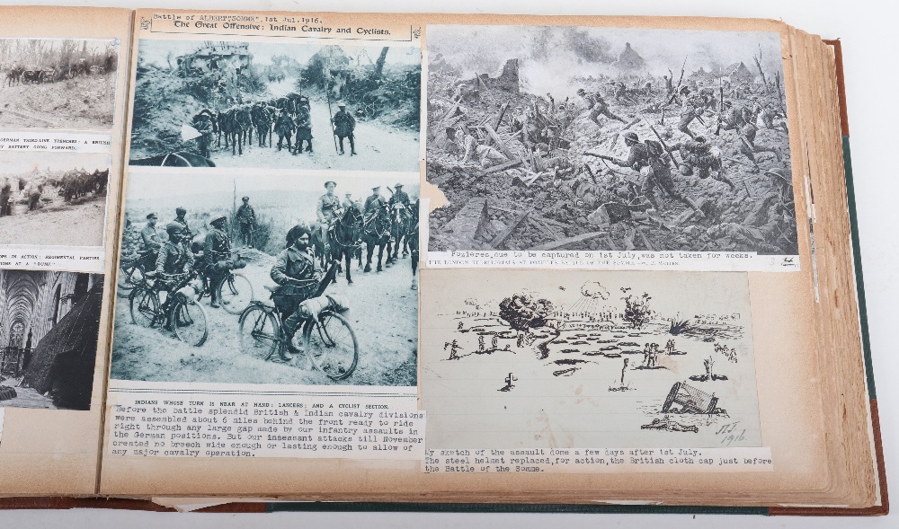 Important Photograph and Ephemera Great War Album belonging to Captain, later General James Lockhead - Image 17 of 44