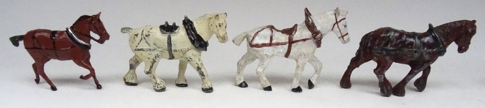 Cart and Field Horses by makers other than Britains - Image 5 of 6