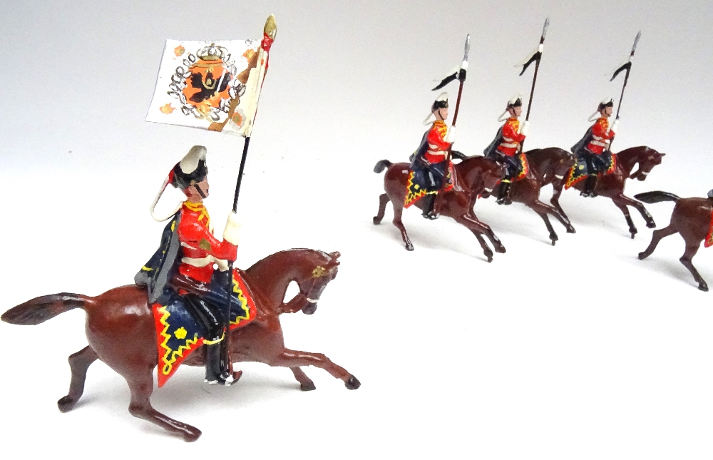 Britains recast and converted Prussian Hussars - Image 6 of 6