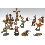 Elastolin 70mm scale Cowboys and Indians