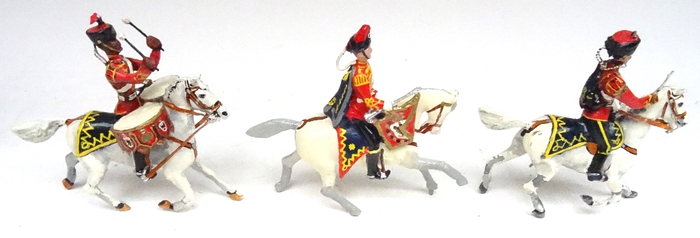 Britains recast and converted Prussian Hussars - Image 5 of 6