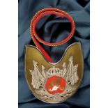 An officer's gorget