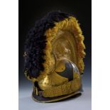 An 1836 model cavalry officer's helmet