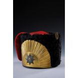 A hussar officer's fur hat from the cossacks squadron of the Nikolaev Cavalry school
