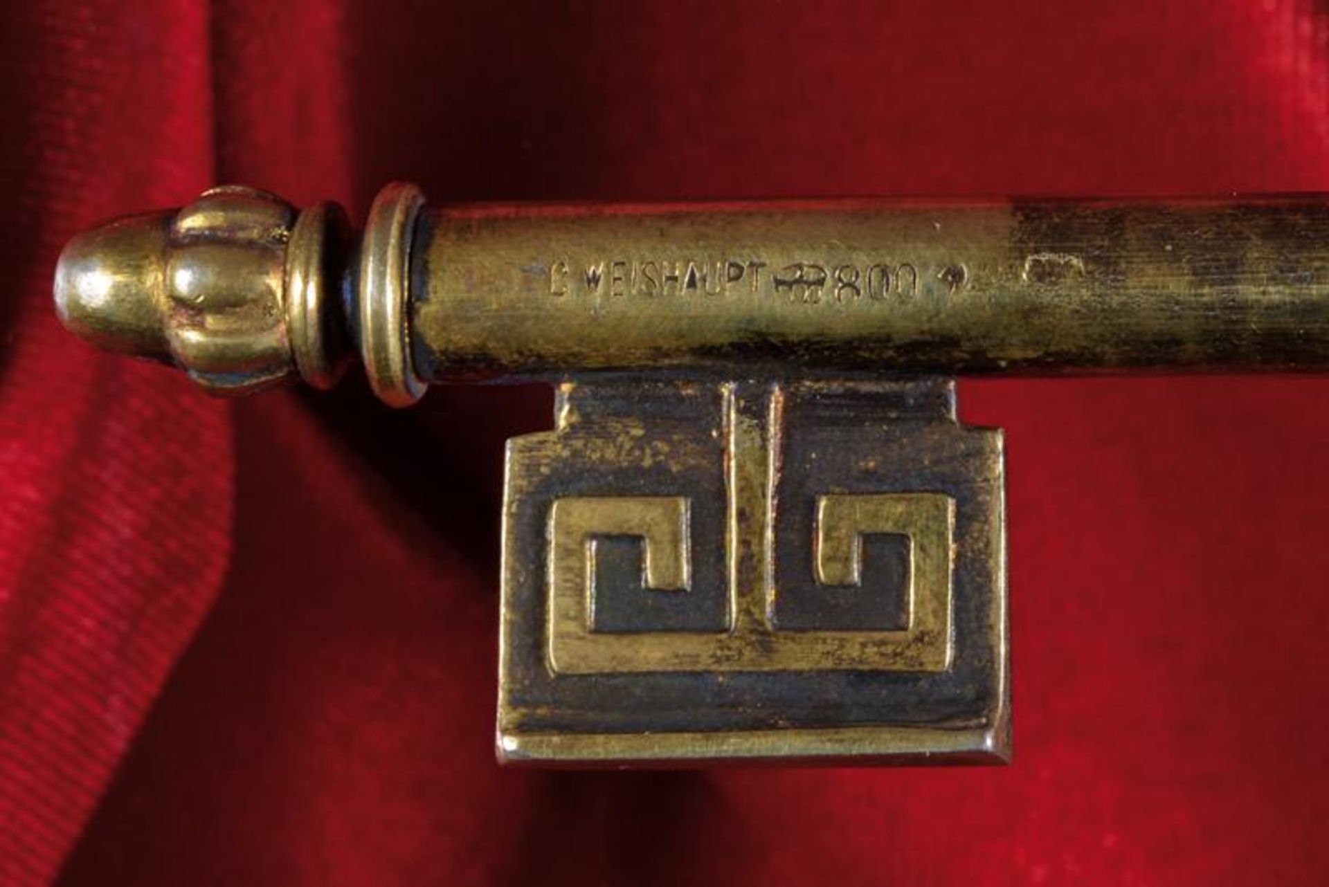 A rare chamberlain's key, reign of Ludwig III (1913-1918) - Bild 4 aus 4