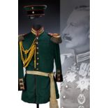 A uniform of a regiment commander from the property of Wilhelm II of Prussia